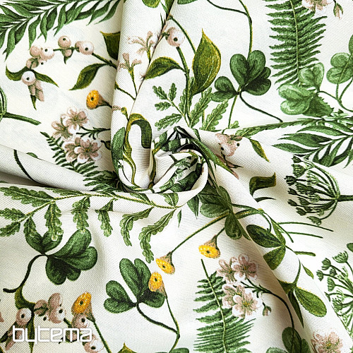 Tissu décoratif BETINA marron