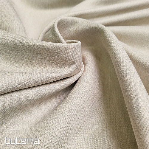 Tissu décoratif monochrome de luxe GERSTER 7032/0870 BEIGE