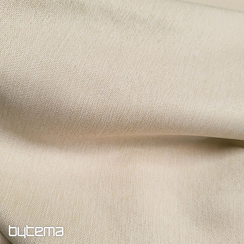 Tissu décoratif monochrome de luxe GERSTER 7032/0023 BEIGE