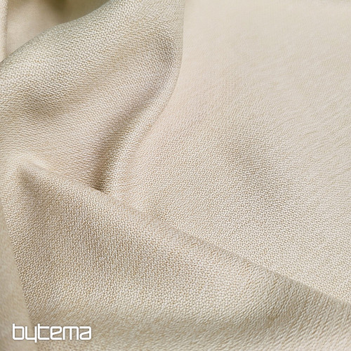 Tissu décoratif monochrome de luxe GERSTER 7032/0023 BEIGE