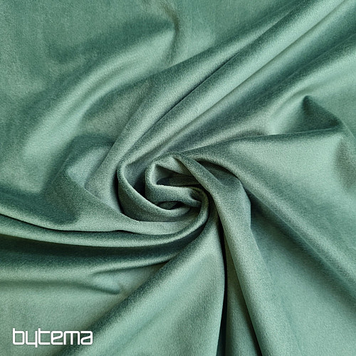 Tissu décoratif monochrome de luxe GERSTER 77042/0500 VERT