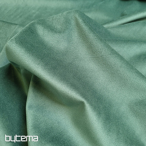 Tissu décoratif monochrome de luxe GERSTER 77042/0500 VERT