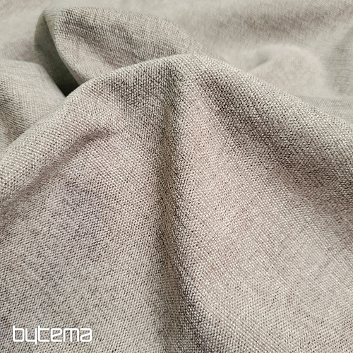 Tissu décoratif monochrome de luxe GERSTER 77054/0040 GRIS CLAIR