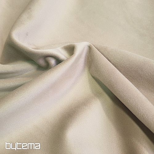 Tissu décoratif monochrome luxueux GERSTER 77042/0023 beige clair