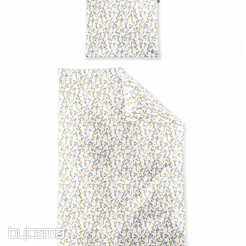 IRISETTE crêpe douce de luxe EASY 8665-40 Fleurs jaune