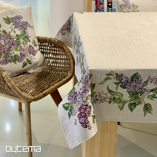 Taie d'oreiller en tapisserie LILAS au milieu