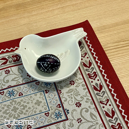 Set de table en tapisserie FLEURS DANS UN CADRE