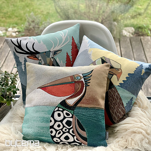 Taie d'oreiller en tapisserie PELICAN