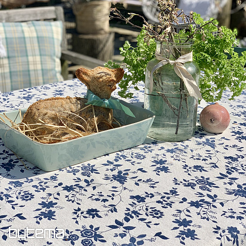 Nappe Bleu Romantique