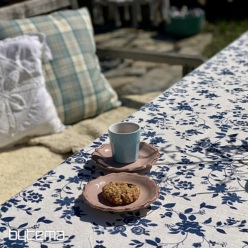 Nappe Bleu Romantique