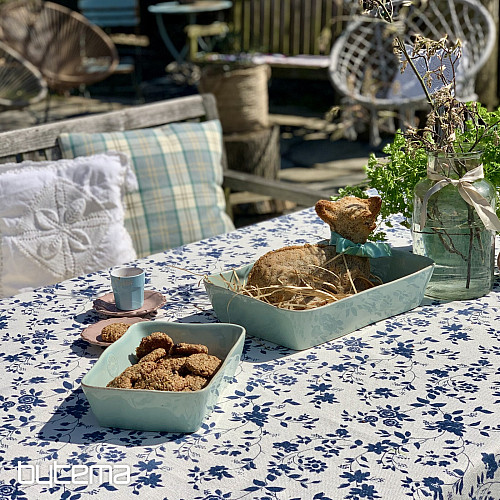 Nappe Bleu Romantique