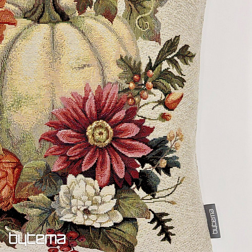 Taie d'oreiller en tapisserie BLANC CITROUILLE