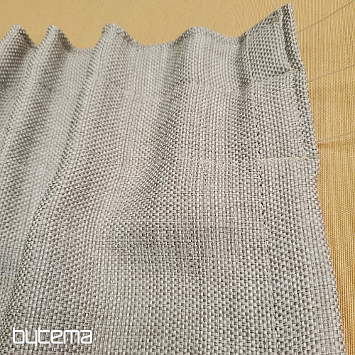 Rideau décoratif prêt à poser GERSTER DIM OUT 77005/840 GRIS BEIGE