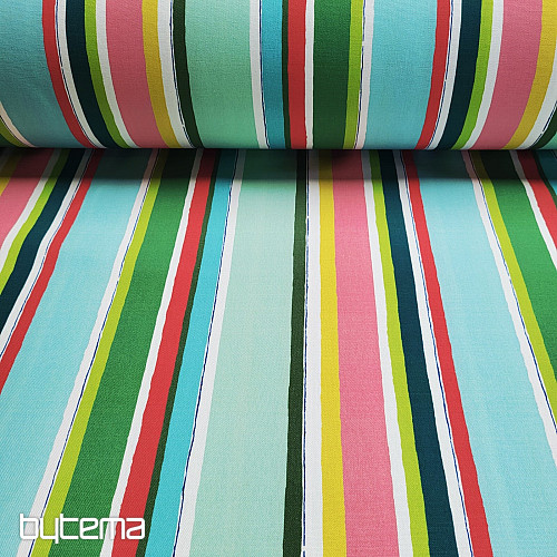 Tissu décoratif à rayures Augusta
