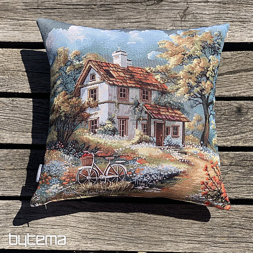 Taie d'oreiller en tapisserie MAISON ET VÉLO