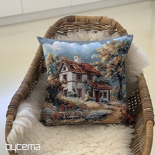 Taie d'oreiller en tapisserie MAISON ET VÉLO