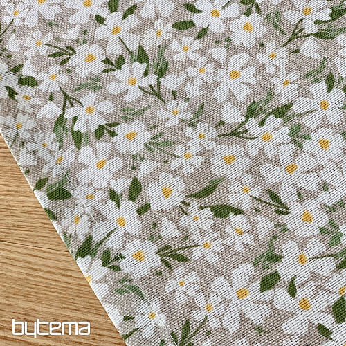 Nappe et foulard FLEURS BLANCHES