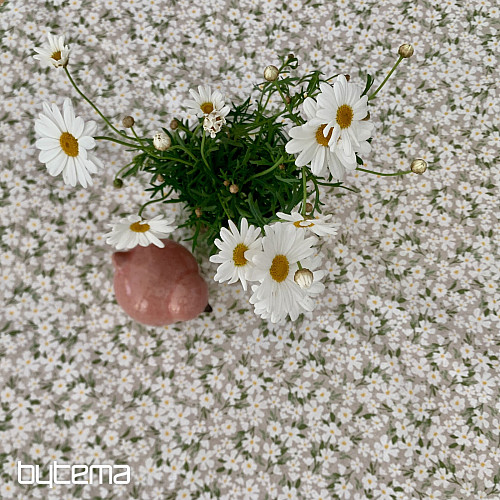 Nappe et foulard FLEURS BLANCHES