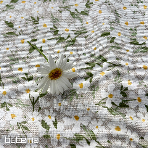 Nappe et foulard FLEURS BLANCHES