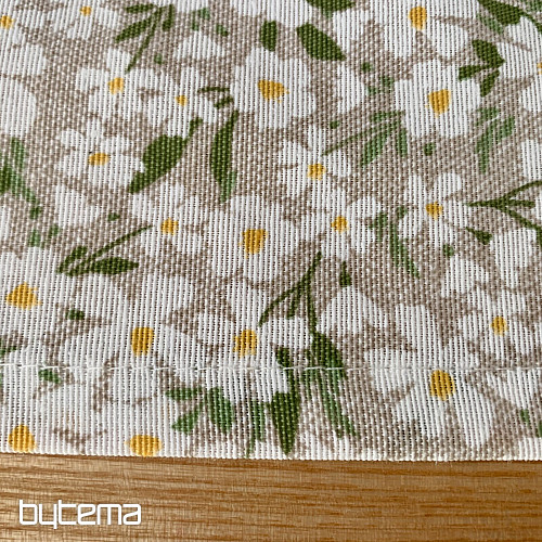 Nappe et foulard FLEURS BLANCHES