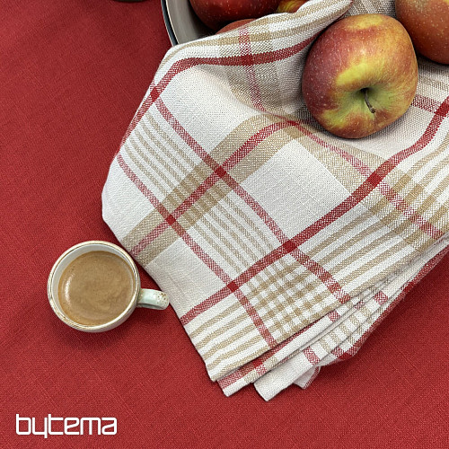 Nappe et foulard VALS ROUGE