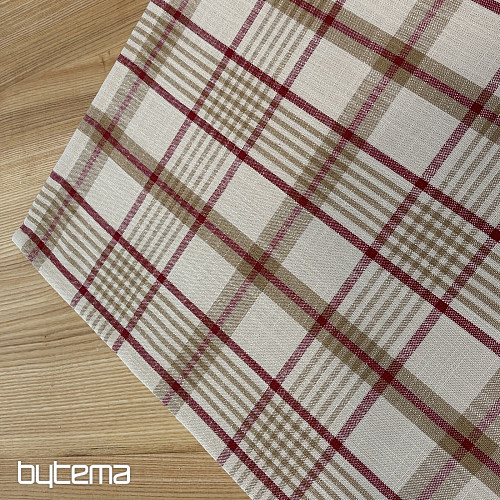 Nappe et foulard ANZOL ROUGE