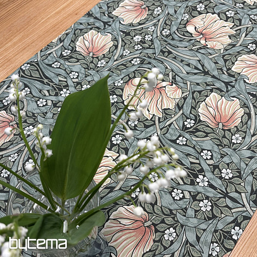 Nappe et foulard FLEURS DORÉES