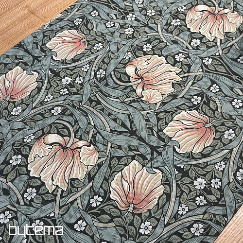 Nappe et foulard FLEURS DORÉES