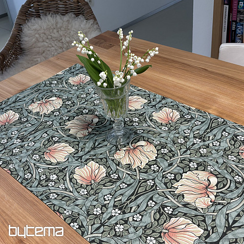 Nappe et foulard FLEURS DORÉES