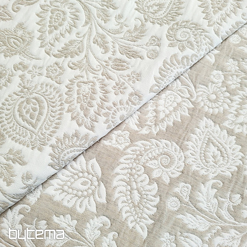 Tissu décoratif COSTA FLOR BEIGE