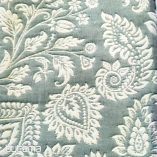 Tissu décoratif COSTA FLOR GRIS VERT