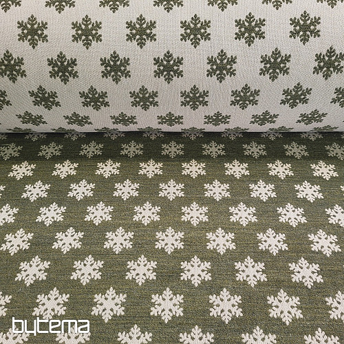 Tissu décoratif luxueux FLAKES BROWN