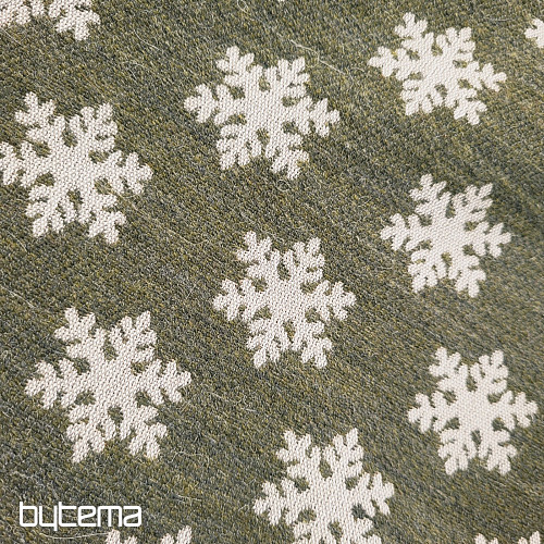 Tissu décoratif luxueux FLAKES BROWN