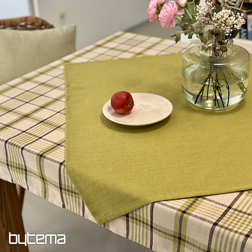 Nappe et foulard VERT VALS