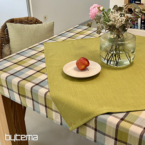 Nappe et foulard VERT VALS