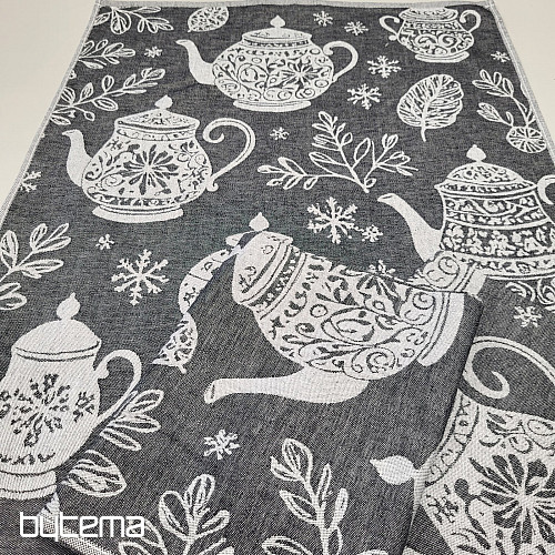 Serviettes en coton BOUILLOIRE DE NOËL