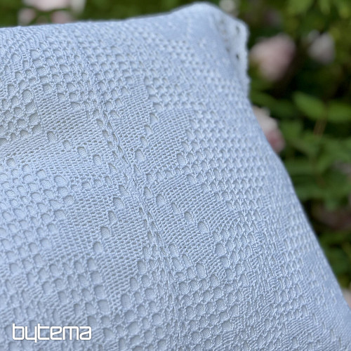 Housse décorative en dentelle FLEUR beige
