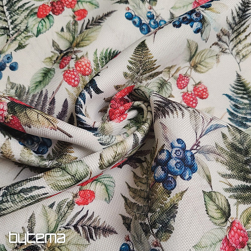 Tissu décoratif FRUITS DES BOIS