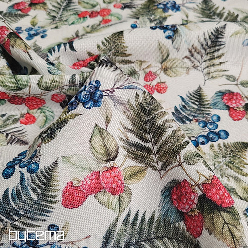 Tissu décoratif FRUITS DES BOIS