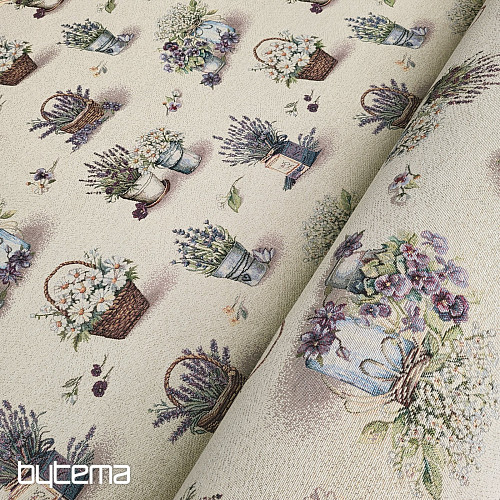 Tissu de tapisserie BEAUTÉ DANS LE PANIER