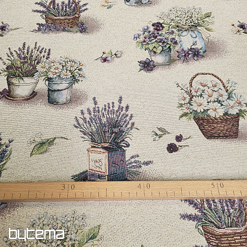 Tissu de tapisserie BEAUTÉ DANS LE PANIER