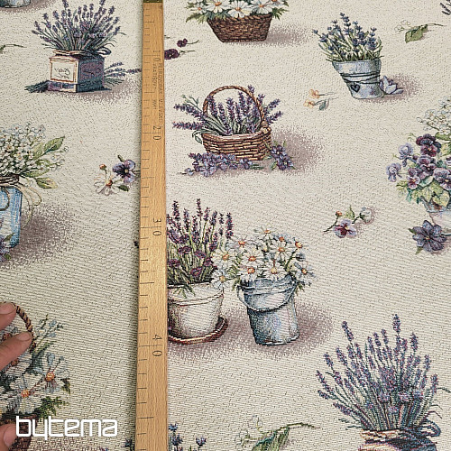 Tissu de tapisserie BEAUTÉ DANS LE PANIER