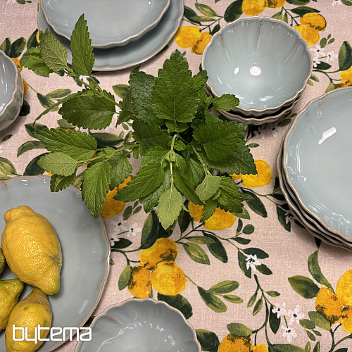 Assiette creuse ALENTEJO 23 cm turquoise
