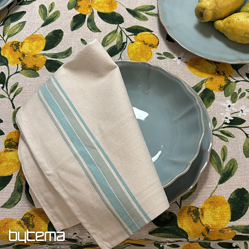 Assiette creuse ALENTEJO 23 cm turquoise