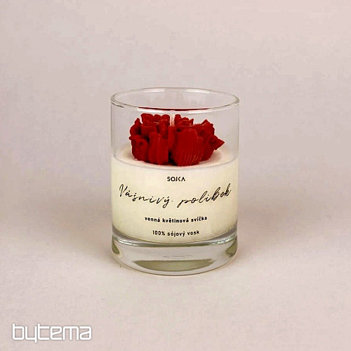 Bougie parfumée aux fleurs PASSIONATE KISS