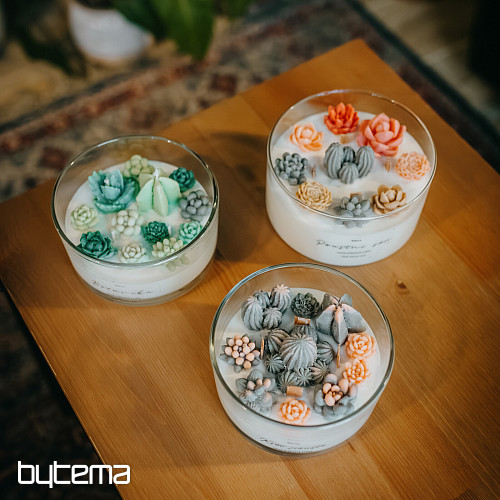 Bougie parfumée aux fleurs du désert et aux cactus
