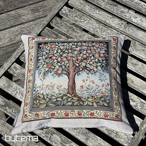 Taie d'oreiller en tapisserie ARBRE DE LA CONNAISSANCE