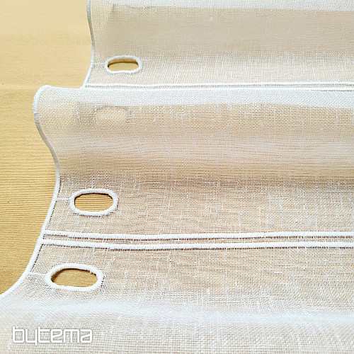 Rideau pour vitrail GERSTER 11895/0001 GITA blanc