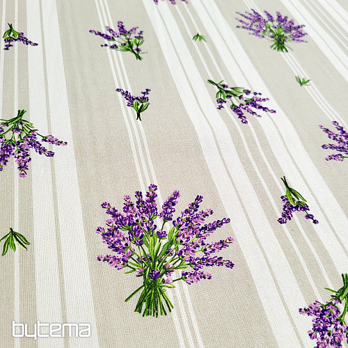 Tissu décoratif LAVANDE DE PROVENCE