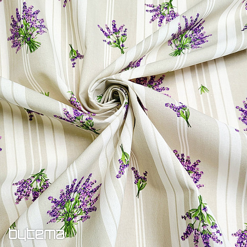 Tissu décoratif LAVANDE DE PROVENCE